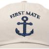 imageDALIX Captain Hat Sailing Baseball Cap Navy Gift Boating Men WomenBeige
