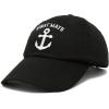 imageDALIX Captain Hat Sailing Baseball Cap Navy Gift Boating Men WomenBlack