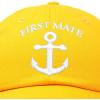 imageDALIX Captain Hat Sailing Baseball Cap Navy Gift Boating Men WomenGold
