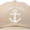 imageDALIX Captain Hat Sailing Baseball Cap Navy Gift Boating Men WomenKhaki