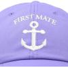imageDALIX Captain Hat Sailing Baseball Cap Navy Gift Boating Men WomenLavender