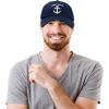 imageDALIX Captain Hat Sailing Baseball Cap Navy Gift Boating Men WomenNavy Blue