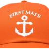 imageDALIX Captain Hat Sailing Baseball Cap Navy Gift Boating Men WomenOrange