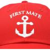 imageDALIX Captain Hat Sailing Baseball Cap Navy Gift Boating Men WomenRed