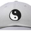 imageDALIX Ying Yang Dad Hat Baseball Cap Zen Peace Balance PhilosophyGray