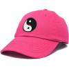 imageDALIX Ying Yang Dad Hat Baseball Cap Zen Peace Balance PhilosophyHot Pink