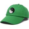 imageDALIX Ying Yang Dad Hat Baseball Cap Zen Peace Balance PhilosophyKelly Green