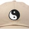 imageDALIX Ying Yang Dad Hat Baseball Cap Zen Peace Balance PhilosophyKhaki