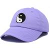 imageDALIX Ying Yang Dad Hat Baseball Cap Zen Peace Balance PhilosophyLavender