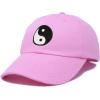 imageDALIX Ying Yang Dad Hat Baseball Cap Zen Peace Balance PhilosophyLight Pink