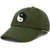 imageDALIX Ying Yang Dad Hat Baseball Cap Zen Peace Balance PhilosophyOlive
