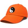 imageDALIX Ying Yang Dad Hat Baseball Cap Zen Peace Balance PhilosophyOrange