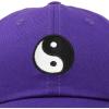 imageDALIX Ying Yang Dad Hat Baseball Cap Zen Peace Balance PhilosophyPurple