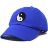 imageDALIX Ying Yang Dad Hat Baseball Cap Zen Peace Balance PhilosophyRoyal Blue