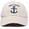 imageDALIX Captain Hat Sailing Baseball Cap Navy Gift Boating Men WomenBeige