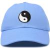 imageDALIX Ying Yang Dad Hat Baseball Cap Zen Peace Balance PhilosophyLight Blue