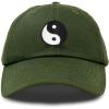 imageDALIX Ying Yang Dad Hat Baseball Cap Zen Peace Balance PhilosophyOlive