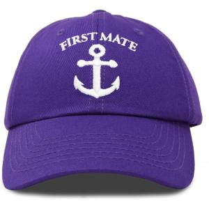 imageDALIX Captain Hat Sailing Baseball Cap Navy Gift Boating Men WomenPurple