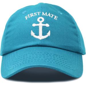 imageDALIX Captain Hat Sailing Baseball Cap Navy Gift Boating Men WomenTeal