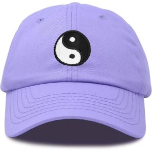 imageDALIX Ying Yang Dad Hat Baseball Cap Zen Peace Balance PhilosophyLavender