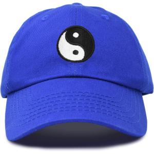 imageDALIX Ying Yang Dad Hat Baseball Cap Zen Peace Balance PhilosophyRoyal Blue
