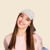 imageDALIX Bunny Embroidered Dad Cap Cotton Baseball Hat WomenBeige