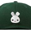imageDALIX Bunny Embroidered Dad Cap Cotton Baseball Hat WomenDark Green