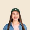 imageDALIX Bunny Embroidered Dad Cap Cotton Baseball Hat WomenDark Green