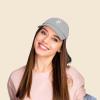 imageDALIX Bunny Embroidered Dad Cap Cotton Baseball Hat WomenGray