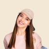 imageDALIX Bunny Embroidered Dad Cap Cotton Baseball Hat WomenKhaki