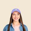 imageDALIX Bunny Embroidered Dad Cap Cotton Baseball Hat WomenLavender