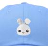 imageDALIX Bunny Embroidered Dad Cap Cotton Baseball Hat WomenLight Blue