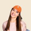 imageDALIX Bunny Embroidered Dad Cap Cotton Baseball Hat WomenOrange