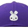imageDALIX Bunny Embroidered Dad Cap Cotton Baseball Hat WomenPurple