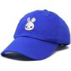 imageDALIX Bunny Embroidered Dad Cap Cotton Baseball Hat WomenRoyal Blue