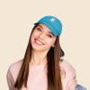 imageDALIX Bunny Embroidered Dad Cap Cotton Baseball Hat WomenTeal