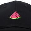 imageDALIX Fruit Lovers Watermelon Hat Womens Embroidered Baseball CapBlack