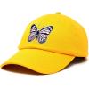 imageDALIX Pink Butterfly Hat Cute Womens Gift Embroidered Girls CapGold