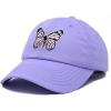 imageDALIX Pink Butterfly Hat Cute Womens Gift Embroidered Girls CapLavender
