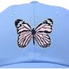 imageDALIX Pink Butterfly Hat Cute Womens Gift Embroidered Girls CapLight Blue