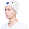 imageDALIX Retro Style NASA Beanie Cap Embroidered Hat Space Meatball LogoWhite