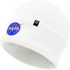 imageDALIX Retro Style NASA Beanie Cap Embroidered Hat Space Meatball LogoWhite