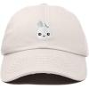 imageDALIX Bunny Embroidered Dad Cap Cotton Baseball Hat WomenBeige