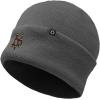 imageDALIX Chocolate Molecule Beanie Cap Embroidered Hat Knit Cozy Cap Cold Weather MensAsphalt Gray