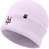 imageDALIX Chocolate Molecule Beanie Cap Embroidered Hat Knit Cozy Cap Cold Weather MensLavender