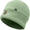 imageDALIX Chocolate Molecule Beanie Cap Embroidered Hat Knit Cozy Cap Cold Weather MensLight Green
