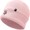 imageDALIX Chocolate Molecule Beanie Cap Embroidered Hat Knit Cozy Cap Cold Weather MensPink
