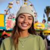 imageDALIX Cuff Beanie Cap 12quot Royal Red Black Navy Blue Orange Lime Green White Canary Yellow Pink CamoBeige