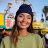 imageDALIX Cuff Beanie Cap 12quot Royal Red Black Navy Blue Orange Lime Green White Canary Yellow Pink CamoNavy Blue