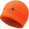 imageDALIX Cuff Beanie Cap 12quot Royal Red Black Navy Blue Orange Lime Green White Canary Yellow Pink CamoNeon Orange